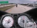 the best superbike ever complete video, suzuki hayabusa turbo very fast going 400 km/h racing on the freeway.